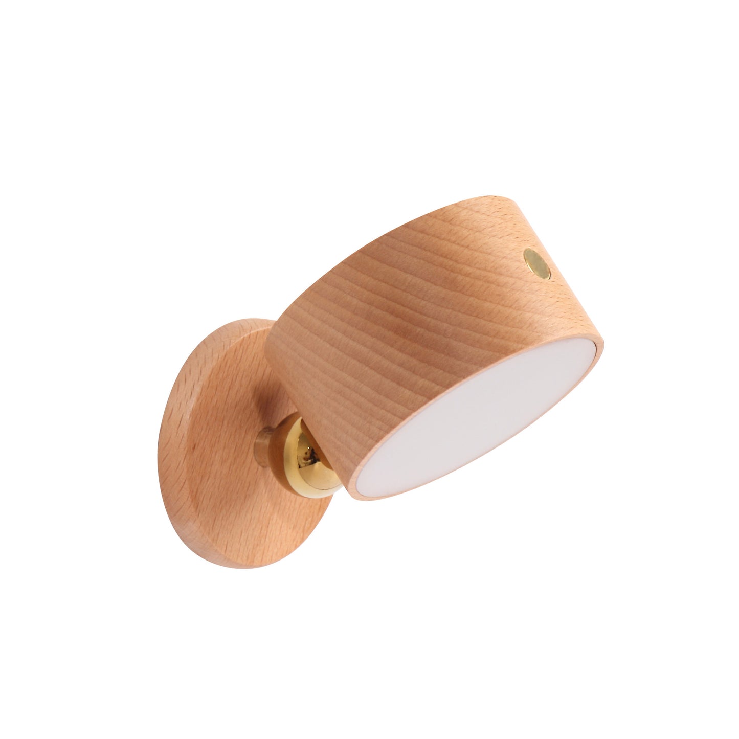 Motion Sensor LED Night Light – Wooden Wireless Lamp, night lights, in a styled setting, in soft neutral organic tones
