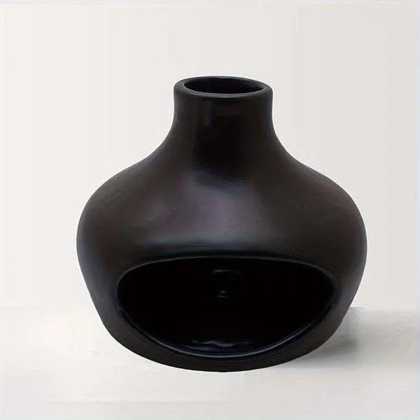 Chimney Ceramic Cone Burner | Japandi Ritual Home Fragrance, incense burners, detail view, embracing wabi-sabi natural
