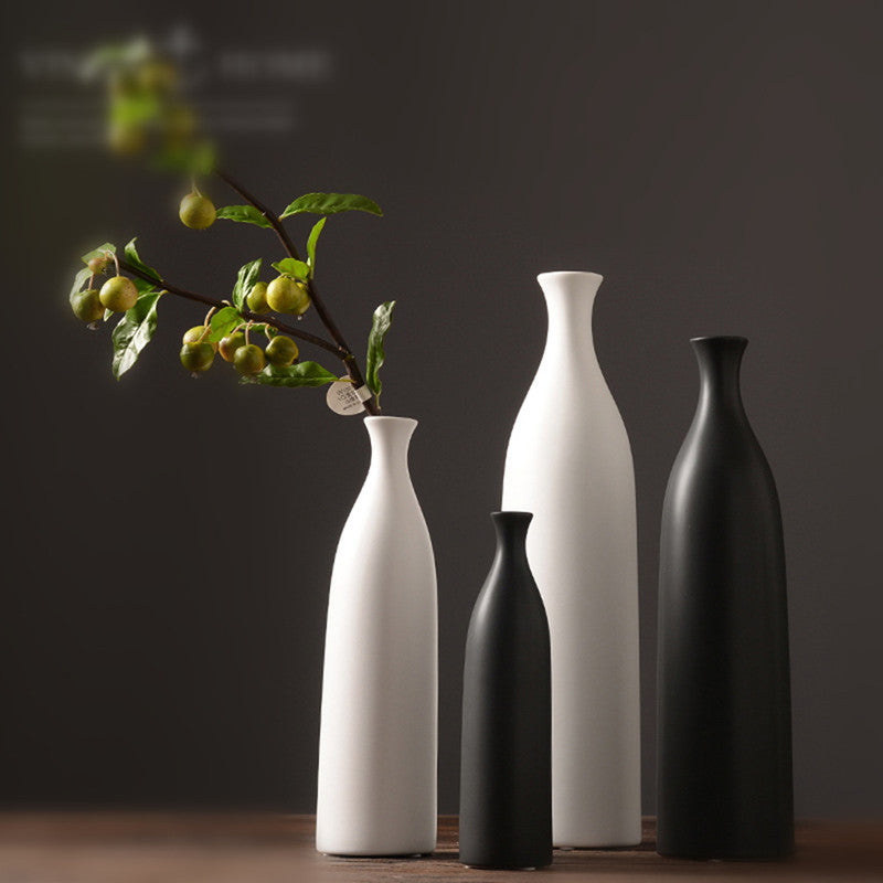 Tall Bottle Vase | Japandi Matte Ceramic, vases & vessels, crafted in a warm Japandi minimalist style