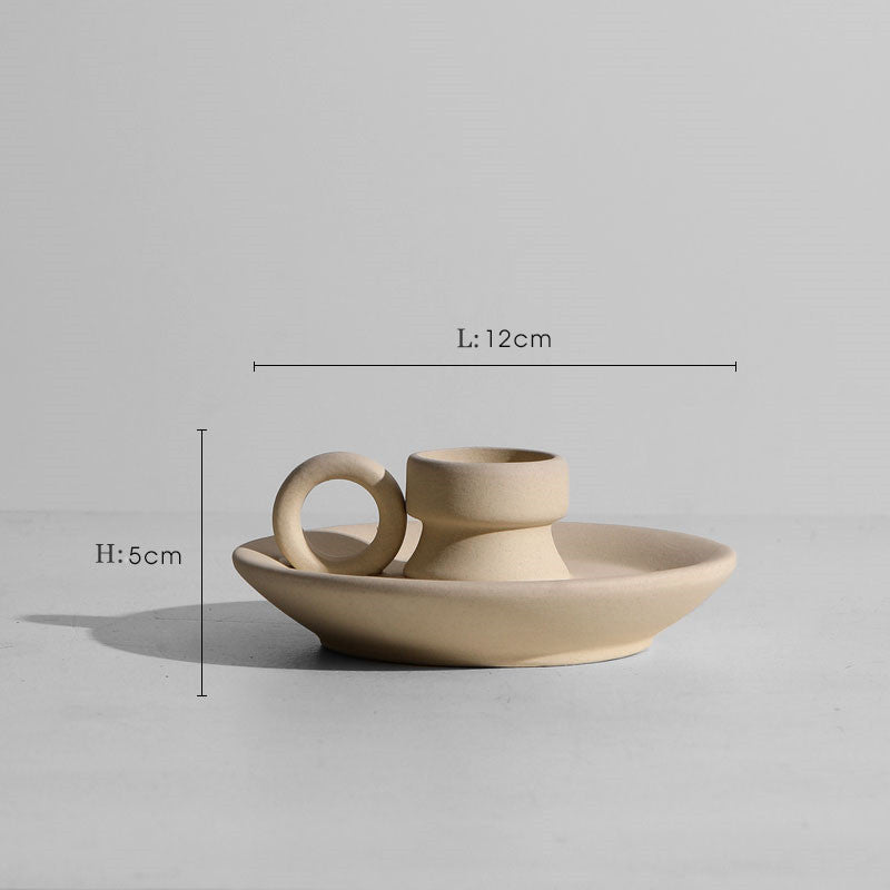 Sculptural Matte Ceramic Vase Collection | Japandi Geometric Shapes, vases & vessels, alternate angle, for a serene modern