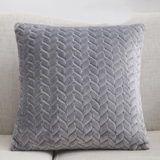 Warm Tone Flannel Plush Cushion Cover | Japandi Minimalist, cushions & inserts, crafted in a warm Japandi minimalist style