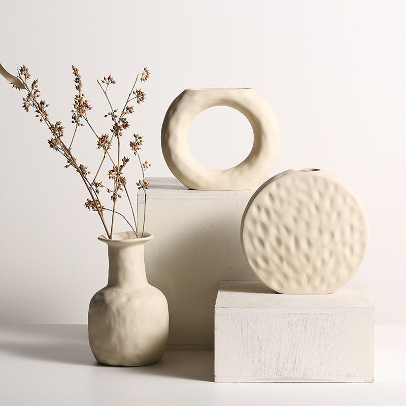 Primal Ceramic Vase | Japandi Raw Form, vases & vessels, crafted in a warm Japandi minimalist style