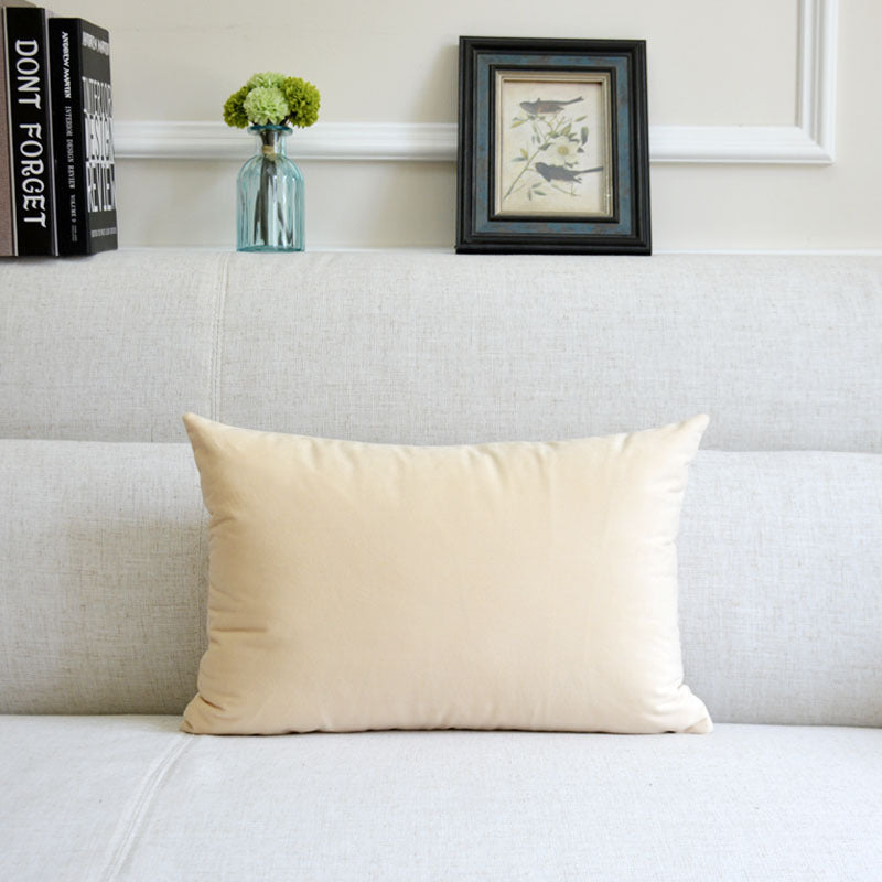 Velvet Lumbar & Throw Cushion | Japandi Sofa Accent, cushions & inserts, crafted in a warm Japandi minimalist style