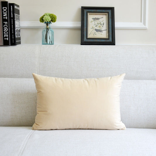 Velvet Lumbar & Throw Cushion | Japandi Sofa Accent, cushions & inserts, crafted in a warm Japandi minimalist style