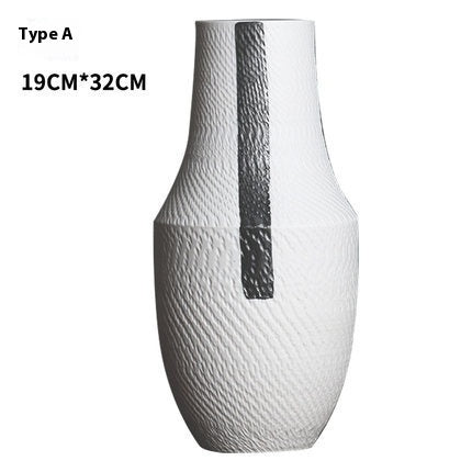 Sculptural Ceramic Vase Collection | Japandi Woven Texture, vases & vessels, alternate angle, for a serene modern home