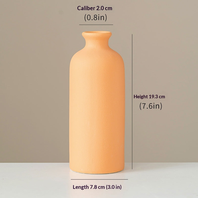 Earthy Matte Ceramic Vase Collection | Japandi Nordic Forms, vases & vessels, alternate angle, for a serene modern home