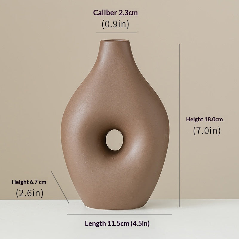Earthy Matte Ceramic Vase Collection | Japandi Nordic Forms, vases & vessels, lifestyle view, blending Scandinavian and