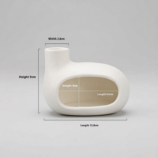 Arch Ceramic Incense & Candle Holder | Japandi Ritual Home Fragrance, incense burners, in a styled setting, in soft neutral